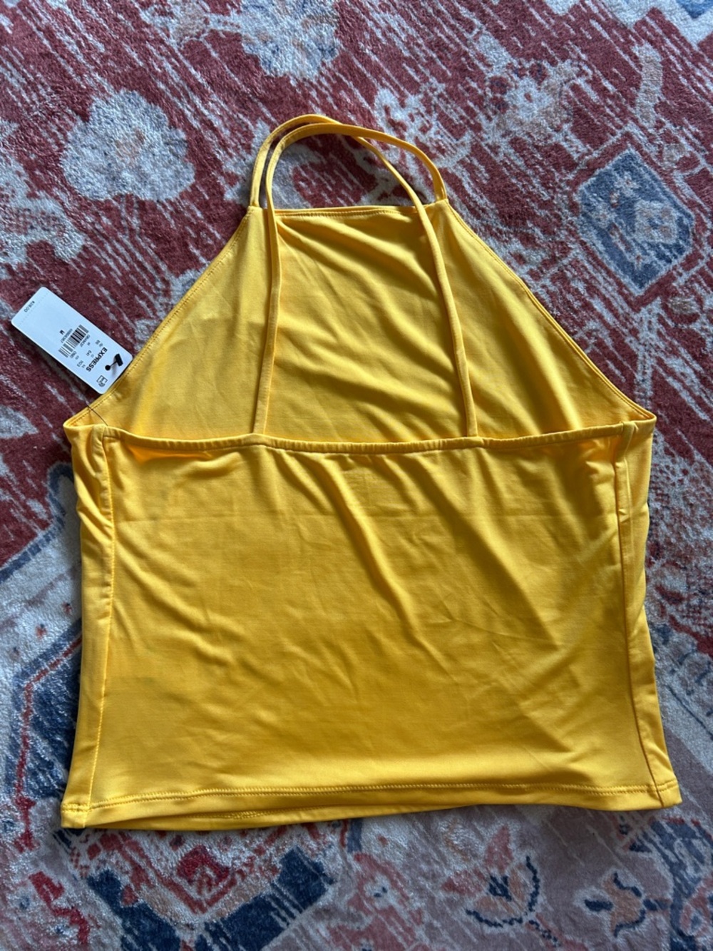 Express Yellow Halter Cami Top - Picture 3 of 3